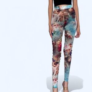 Angel Print Mesh Pants ✨🪽